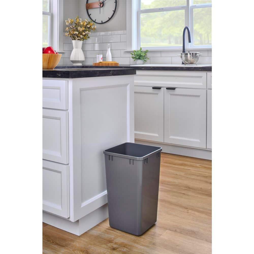 Rev-A-Shelf 27 Quart Polymer Replacement Waste/Trash Container for Rev-A-Shelf Pull Outs