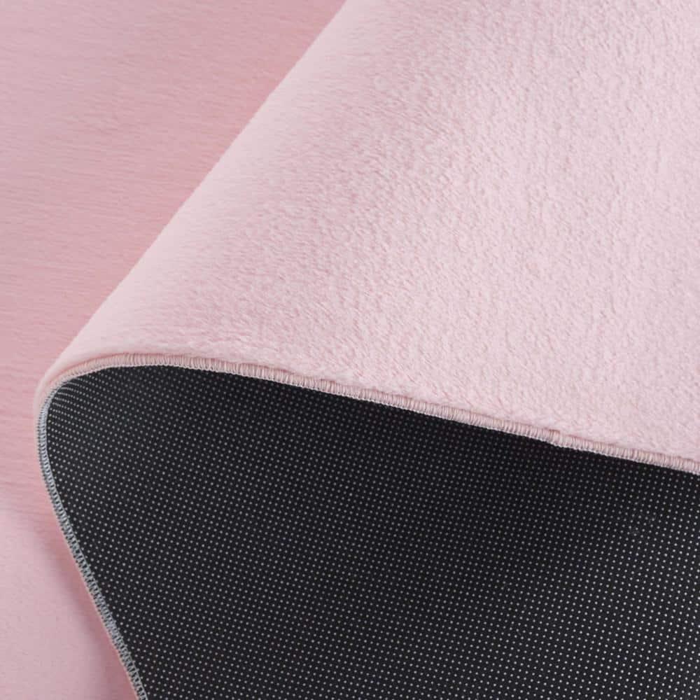 Safavieh Faux Rabbit Fur Performance Machine Washable Solid Color Rug