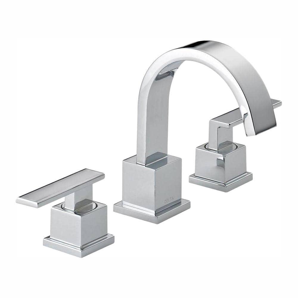 Vero Widespread Bathroom Faucet 3 Hole, 2-handle Bathroom Sink Faucet with Drain Assembly