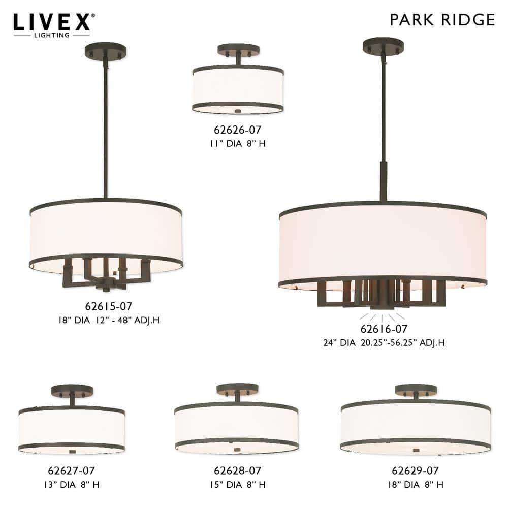 Livex Lighting Park Ridge 6 - Light Chandelier in  Bronze