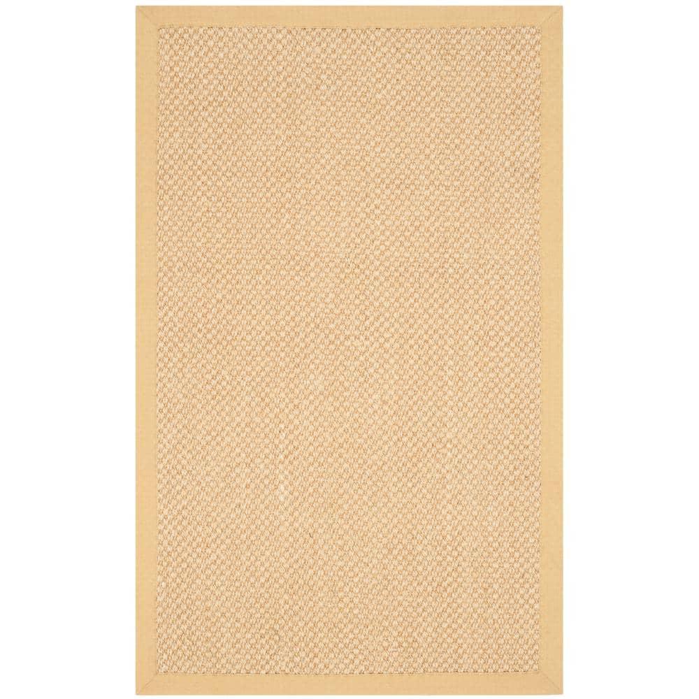 Natural Fiber NF443 Power Loomed Accent Rug - Maize/Wheat - 2'6"x4' - Safavieh.