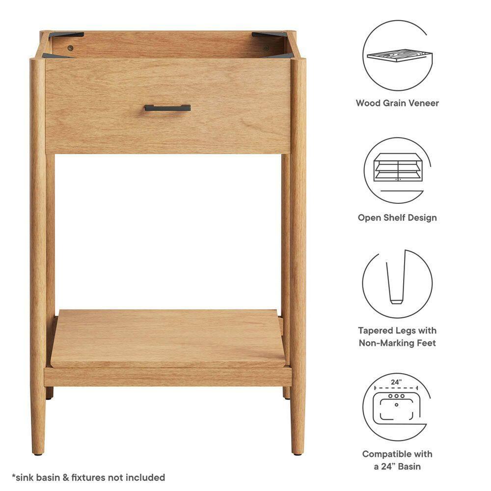 Modway Modway Zaire 23.5" Single Bathroom Vanity Base Only