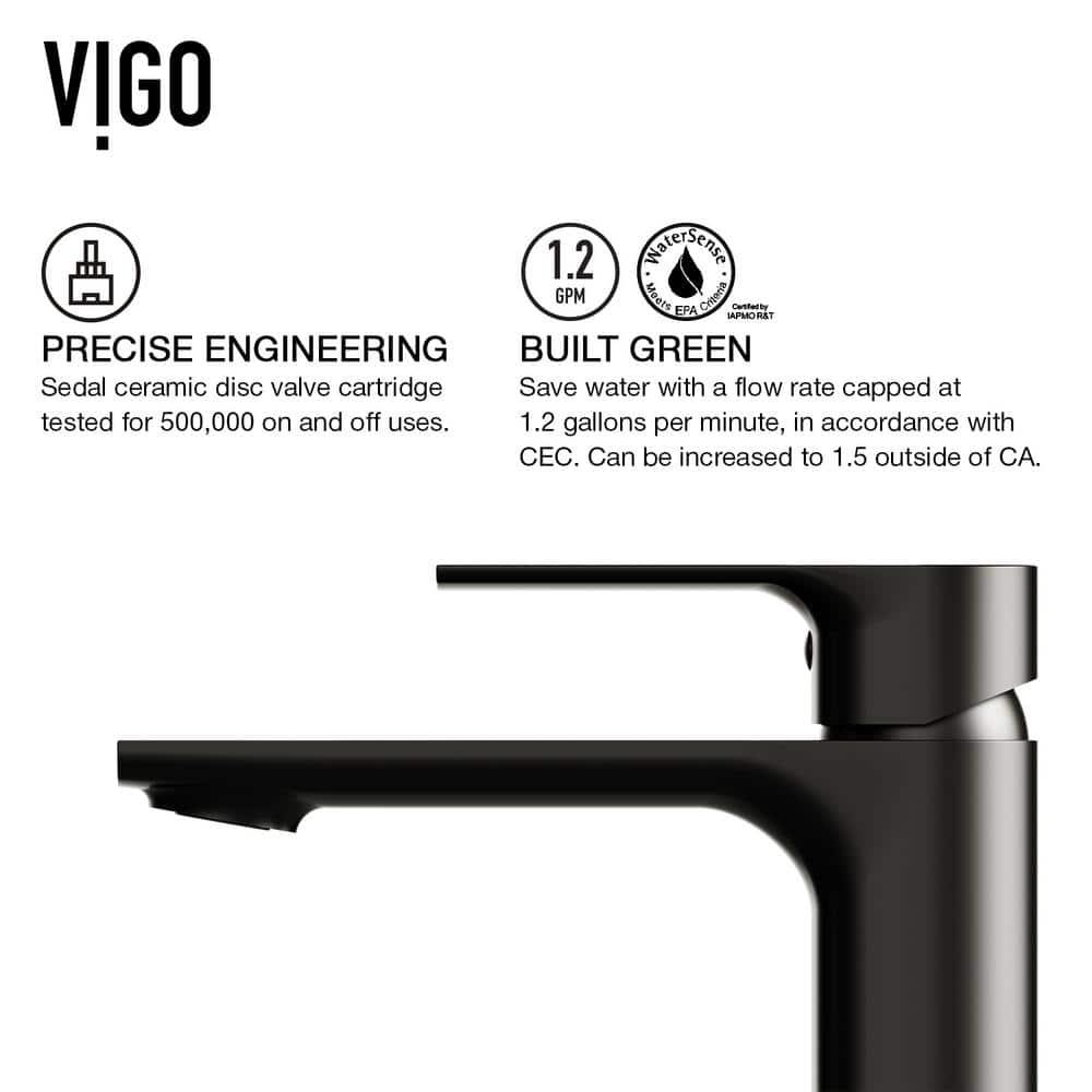 Davidson 6" H Single Handle Single Hole Bathroom Faucet