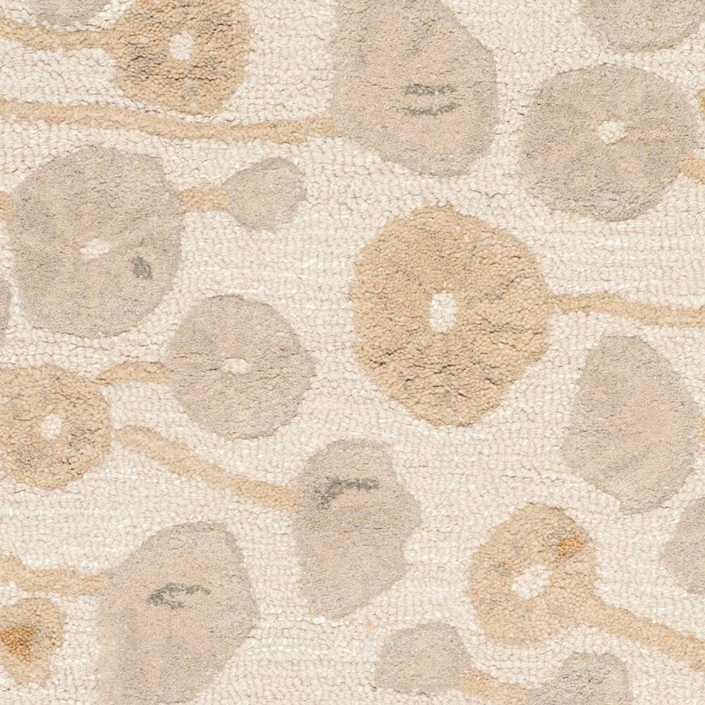 Martha Stewart Poppy Glossary - MSR3627 - Indoor Hand Tufted Runners - Nutshell/Brown - 2'6"x4'3"