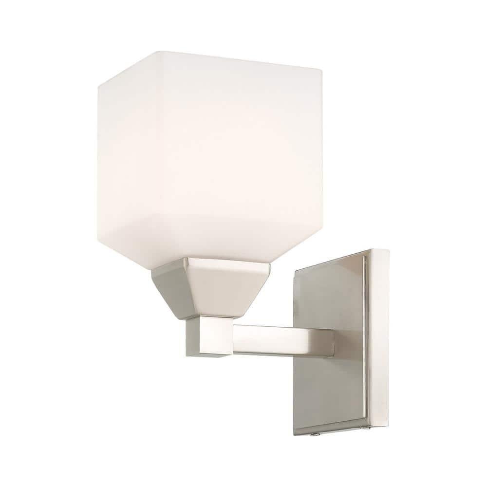 Livex Lighting Aragon 1 - Light Sconce in  Brushed Nickel