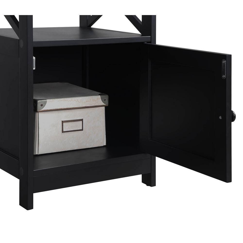 Convenience Concepts Oxford End Table with Cabinet, Multiple Finishes
