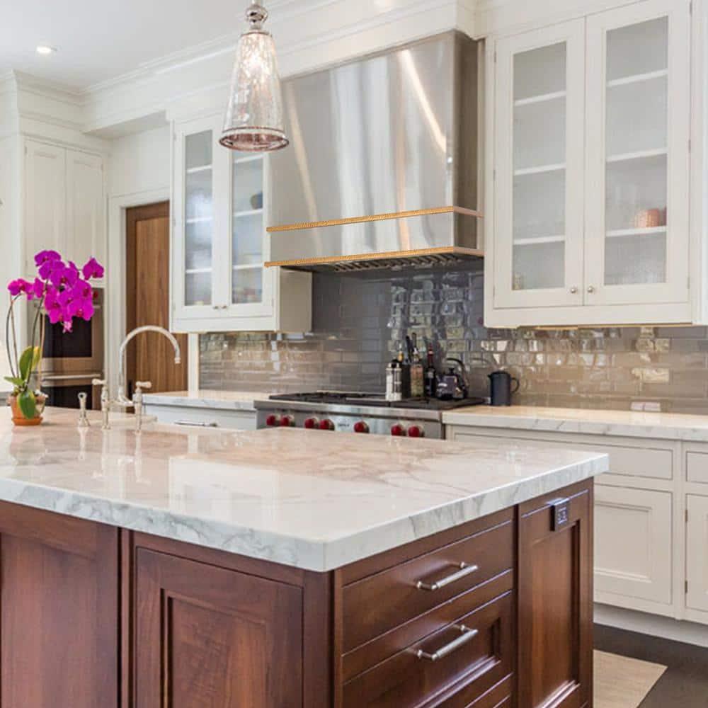 Akicon Akicon 30" Stainless Steel 600 CFM Ducted (Vented) Wall Mounted Required Range Hood AK-HS30HB-BSG