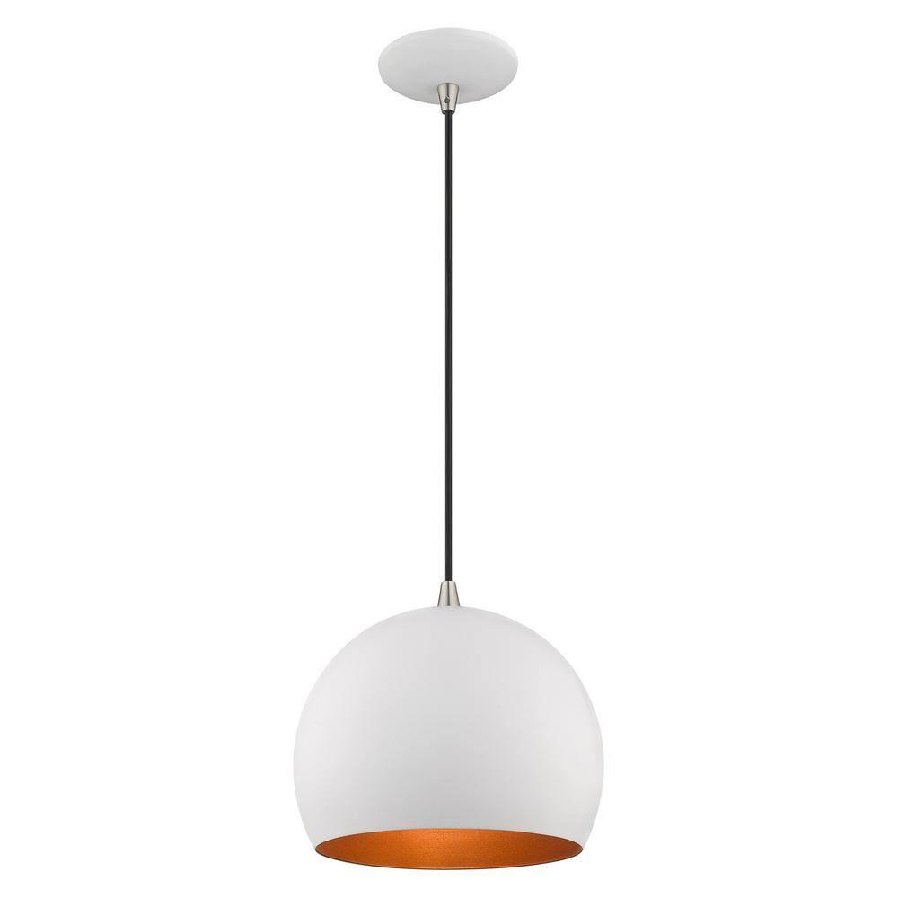 Schultz Single Light Metal Dimmable Pendant