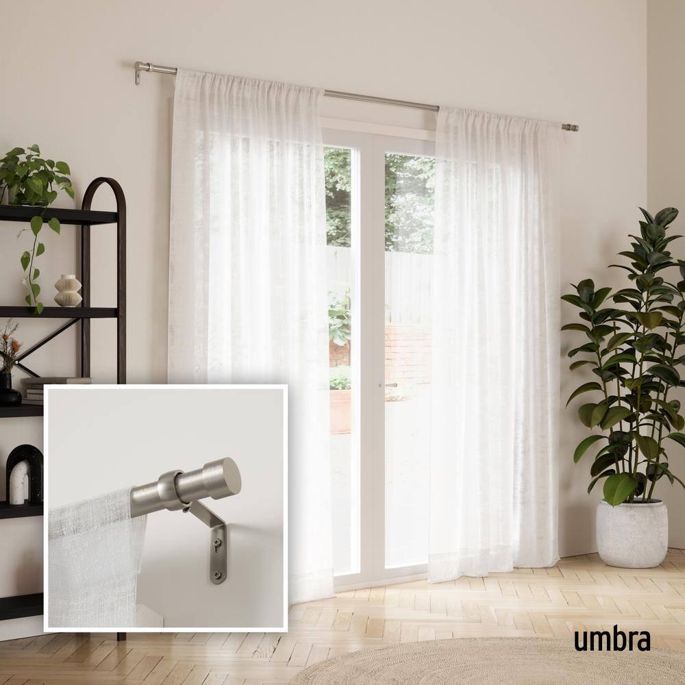 Umbra CAPPA Single Steel Curtian Rod