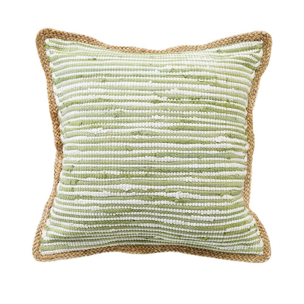 Rajani Home Chindi Handmade Striped Throw Pillow
