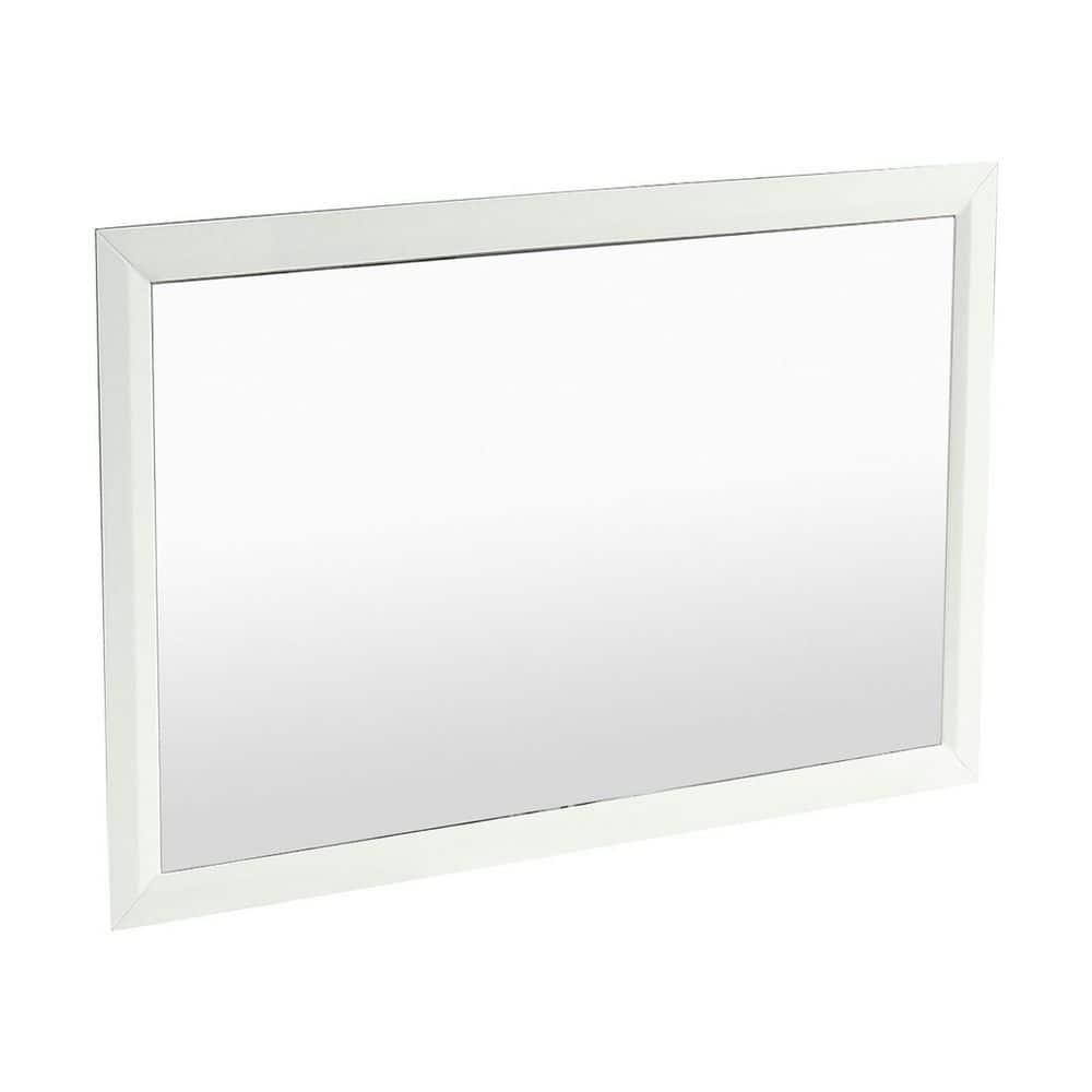 Eviva Aberdeen 60" White Framed Bathroom Wall Mirror