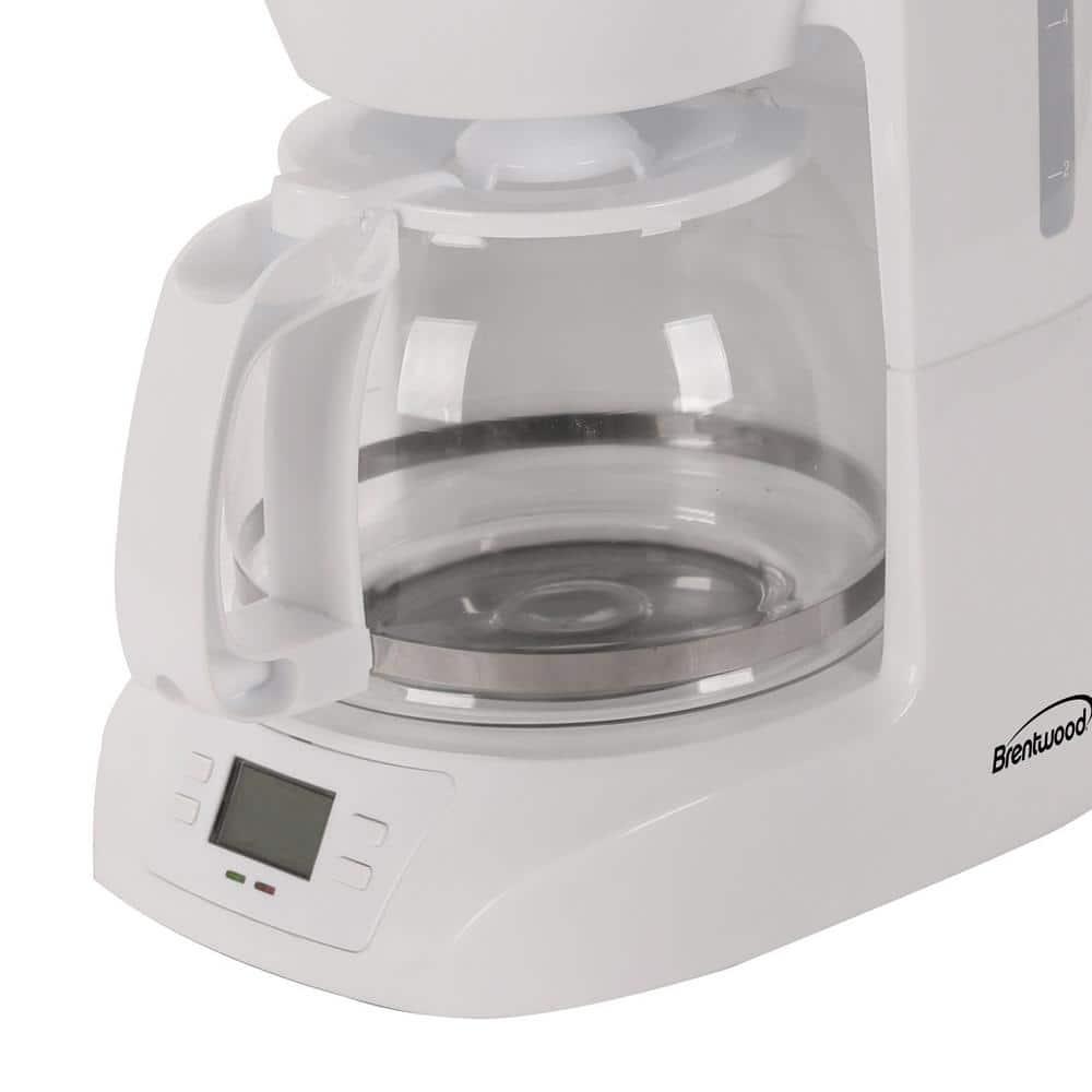 Brentwood 10-Cup Digital Coffee Maker (White)