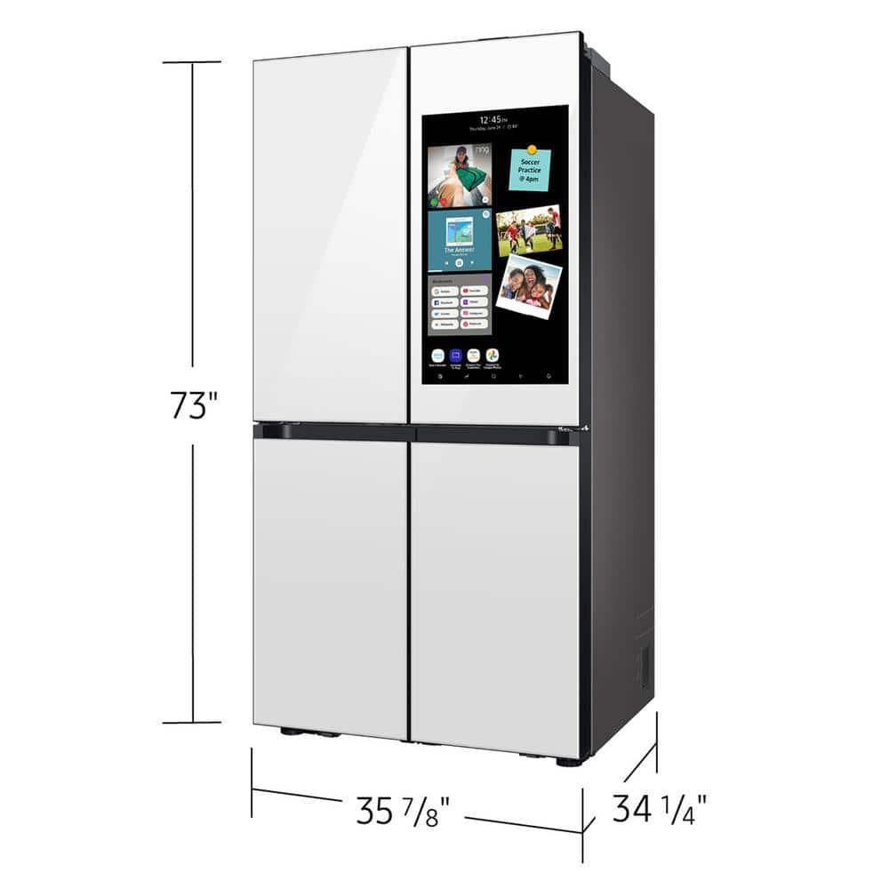Samsung Bespoke 4-Door Flex Refrigerator 29 cu. ft. in with AI Family Hub+ and AI Vision Inside