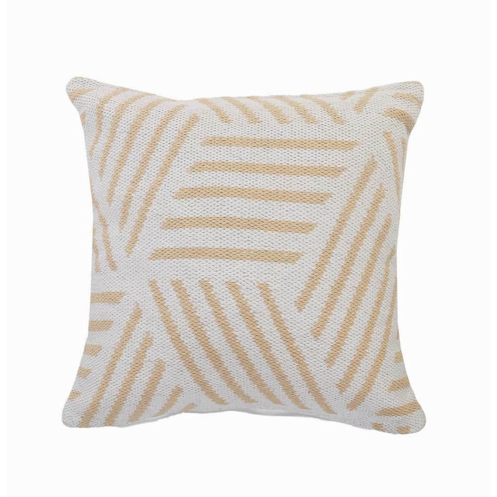 Evette Rios Throw Pillow Geometric Cotton Throw Pillow