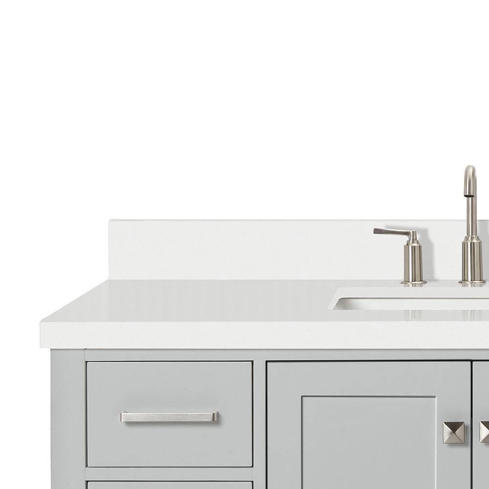 Ariel A049swqrvo Cambridge 49" Free Standing Single Basin Vanity Set - Grey