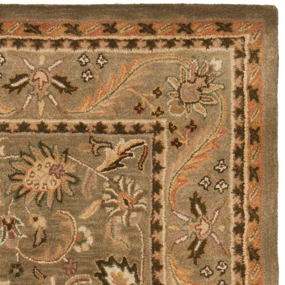 SAFAVIEH Antiquity Carmella Oriental Wool Area Rug, Olive/Gold, 12' x 15'