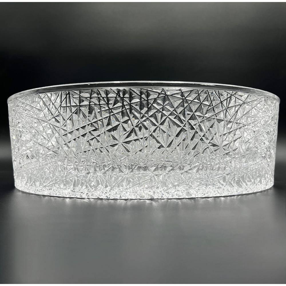 Stadium 14" Glass Circular Bathroom Vessel Sink - Timeless Collection