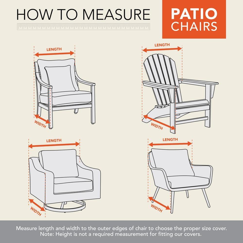 Modern Leisure Modern Leisure Monterey Patio Swivel Lounge Chair Cover, 2-Pack, 37.5"L x 39.25"W x 38.5"H, Beige (Set of 2)