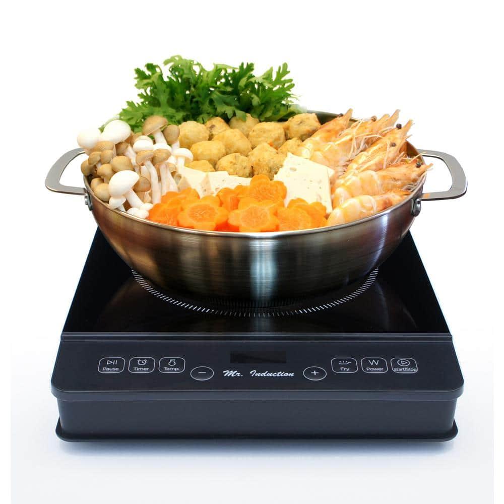1800W Induction Cooktop + Stainless Steel Pot