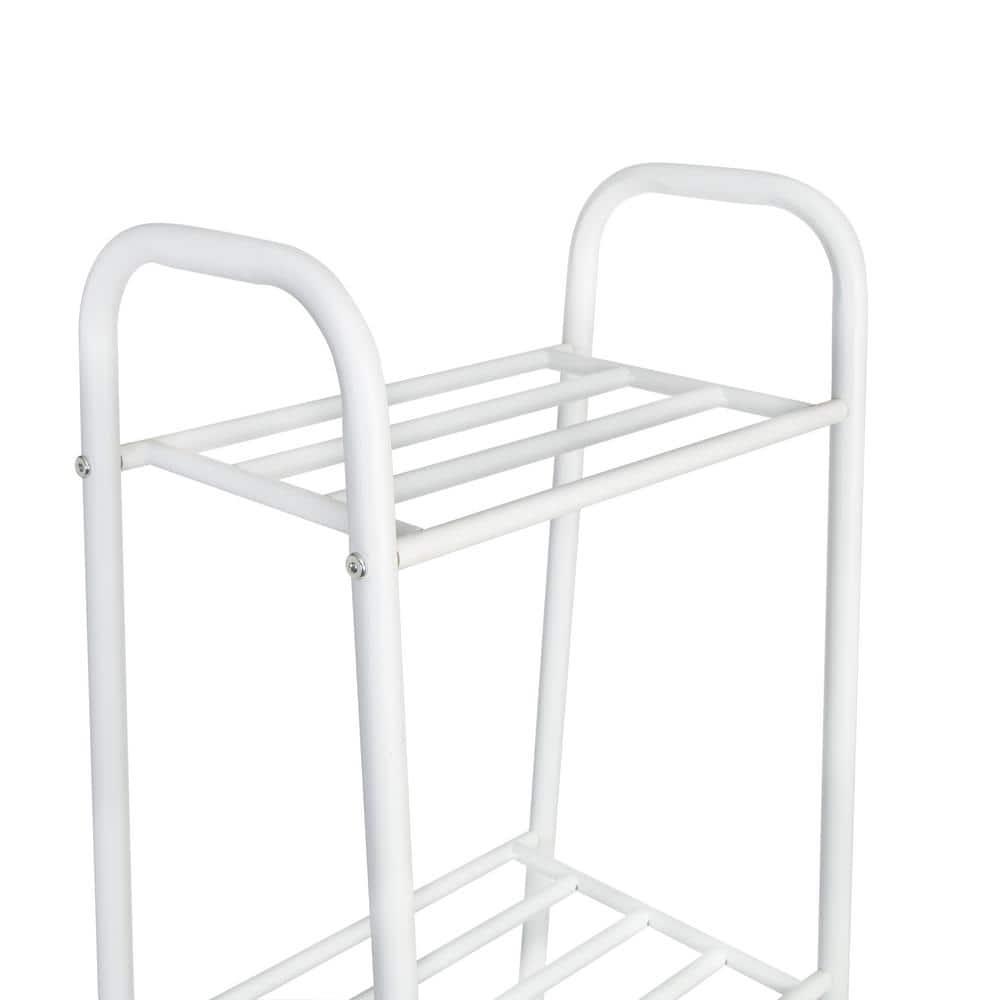 Honey Can Do 5-Tier Steel Shelf, White Matte