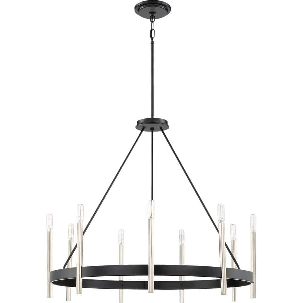 Quoizel Lighting Anthem 9 - Light Chandelier in  Mystic Black