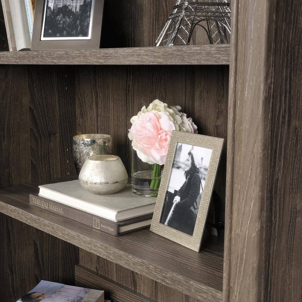 Sauder Hammond Library Bookcase Hutch, Emery Oak Finish