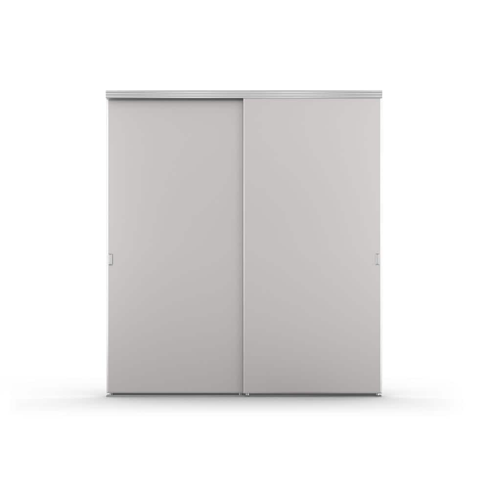 Custom Door and Mirror Solid + Manufactured Wood Mirrored Sliding Closet Doors