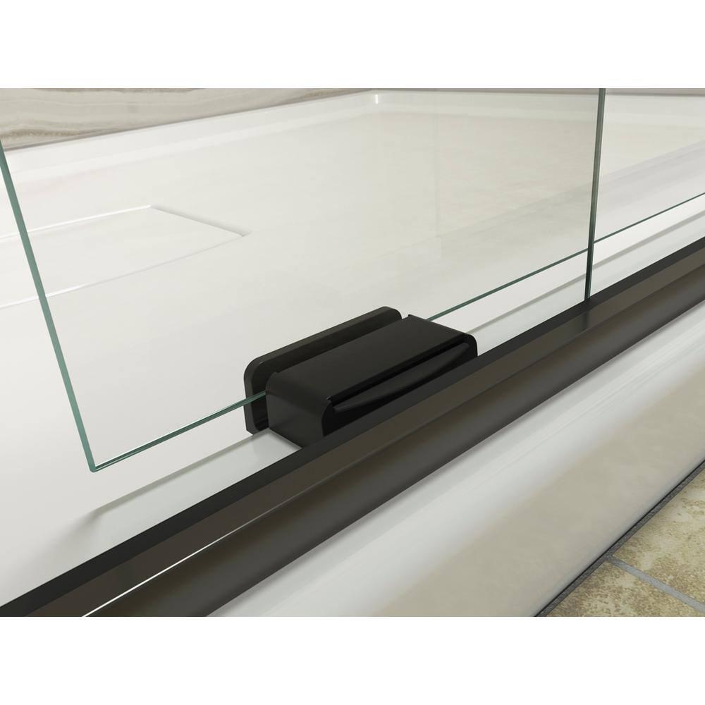 Levity 59.63" x 59.75" Bypass Bath Door with CleanCoat® Technology