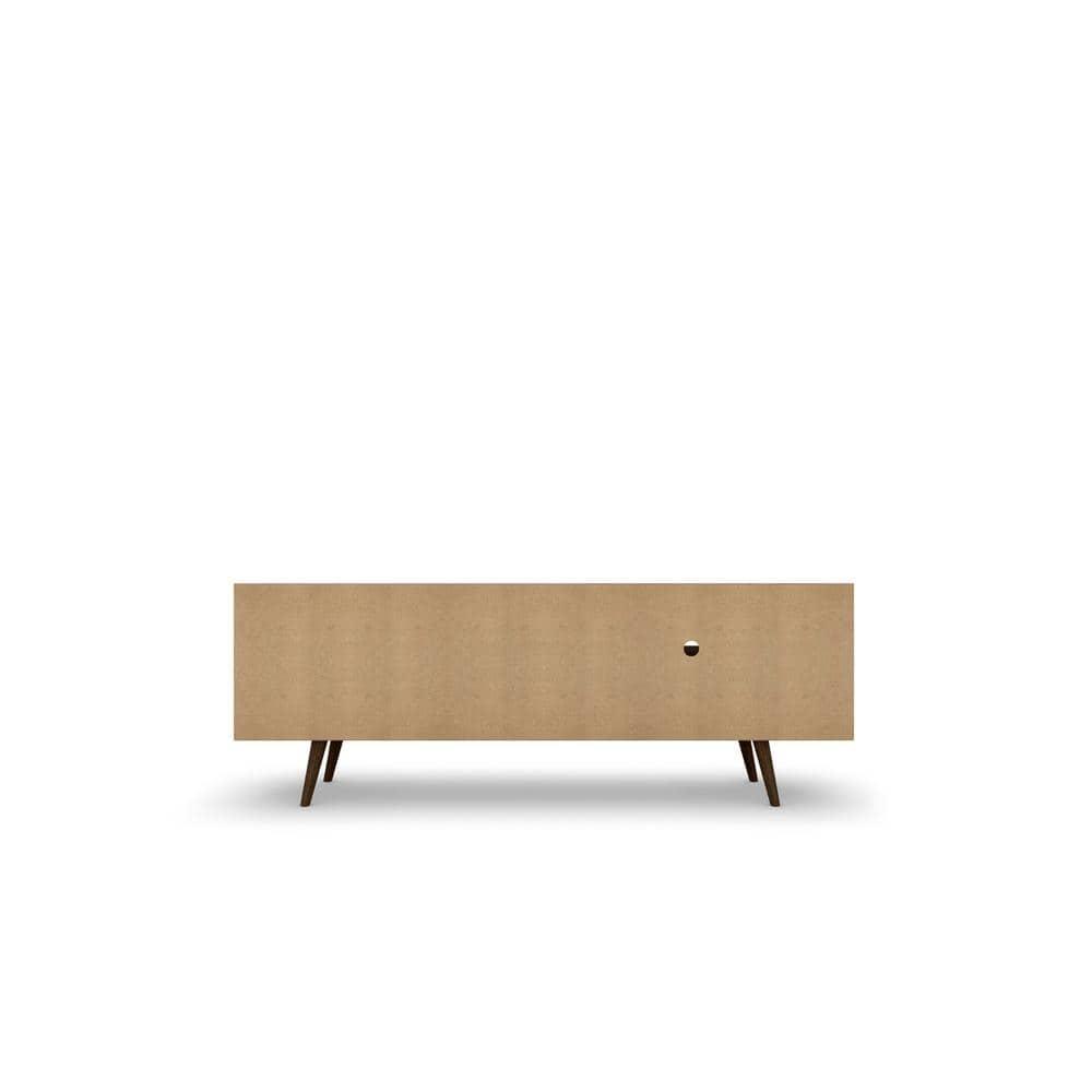 Manhattan Comfort Liberty 62.99 Inch Mid Century Modern Wood TV Stand with Legs