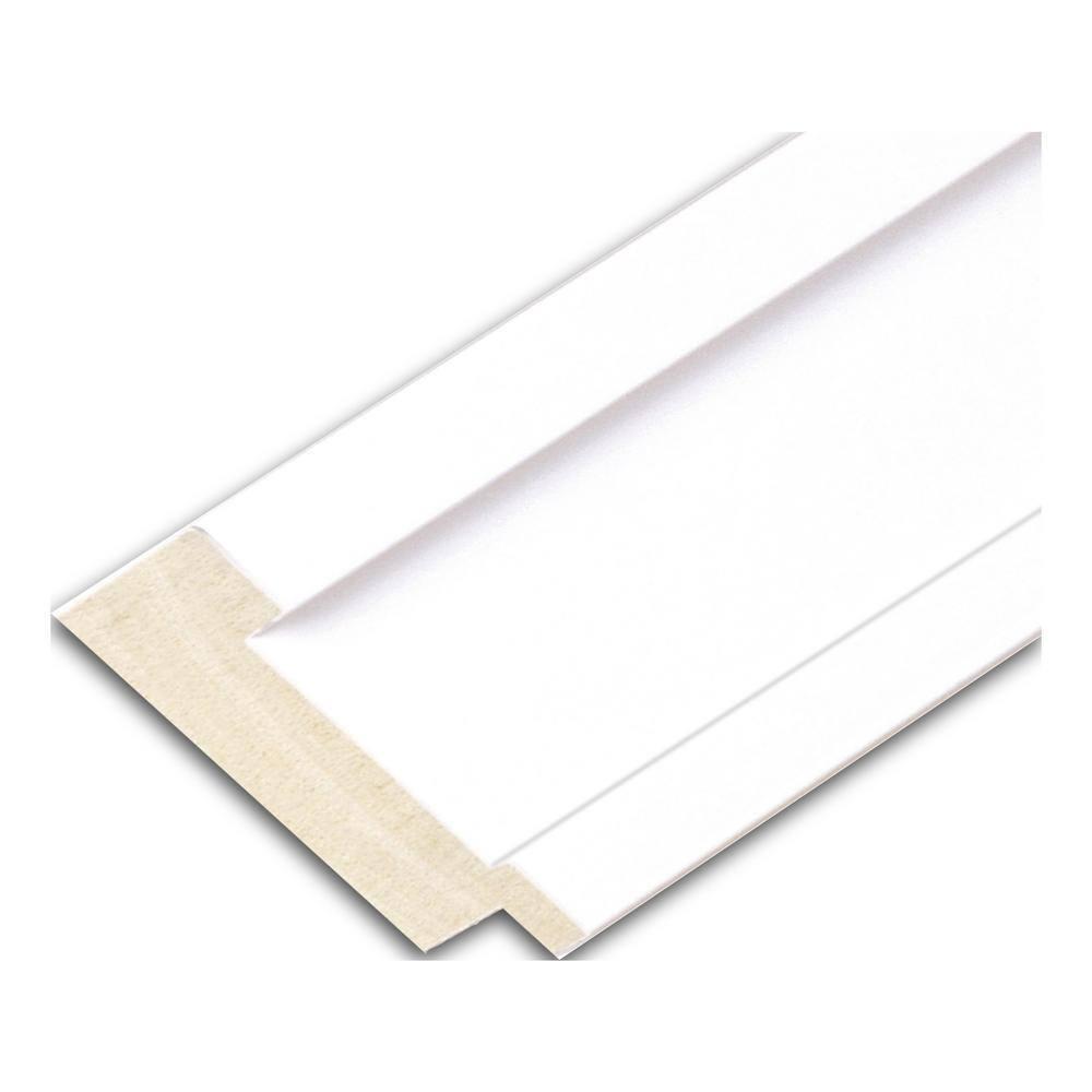 Amanti Art Beveled Wood Bathroom Wall Mirror - Craftsman White Frame Outer Size: 21 x 25 in