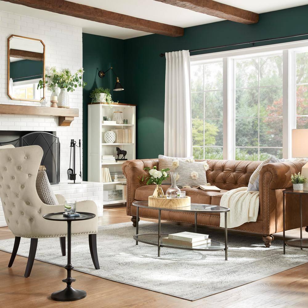 CosmoLiving by Cosmopolitan Ceramic Faux Marble White Decorative Jars with Gold accent