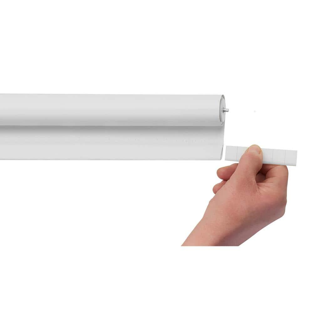 Achim Tear Down Indoor Cordless Vinyl Room Darkening Roller Window Shade, 72 x 37, Ivory Beige