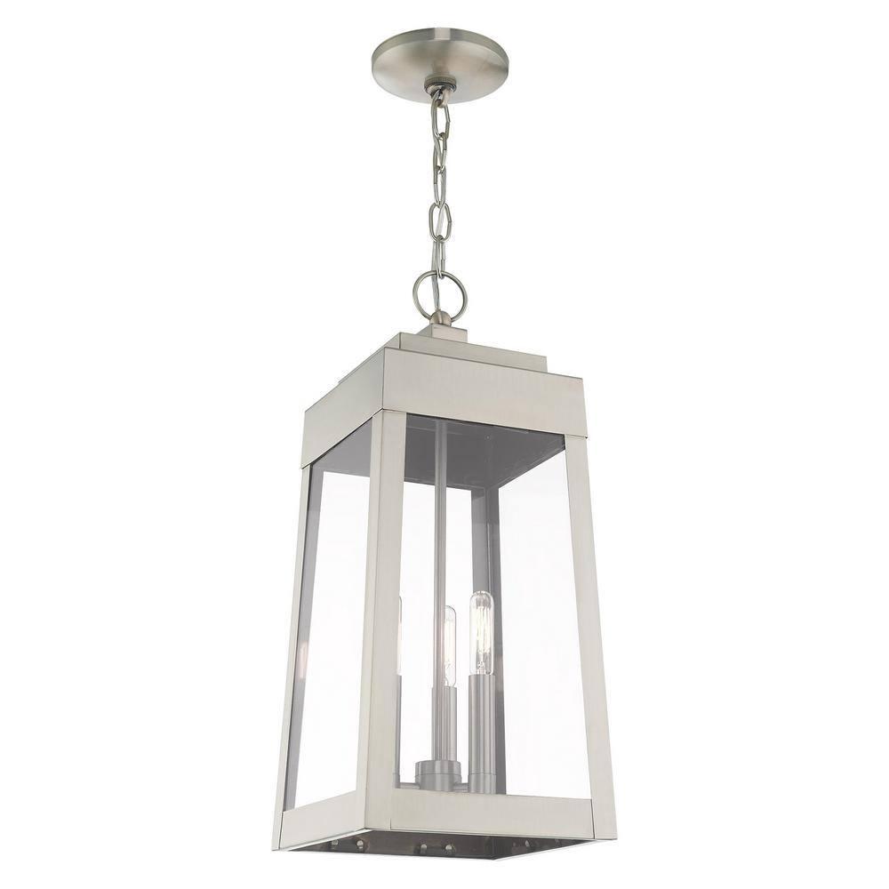 Livex Lighting Oslo 3 - Light Pendant in  Brushed Nickel