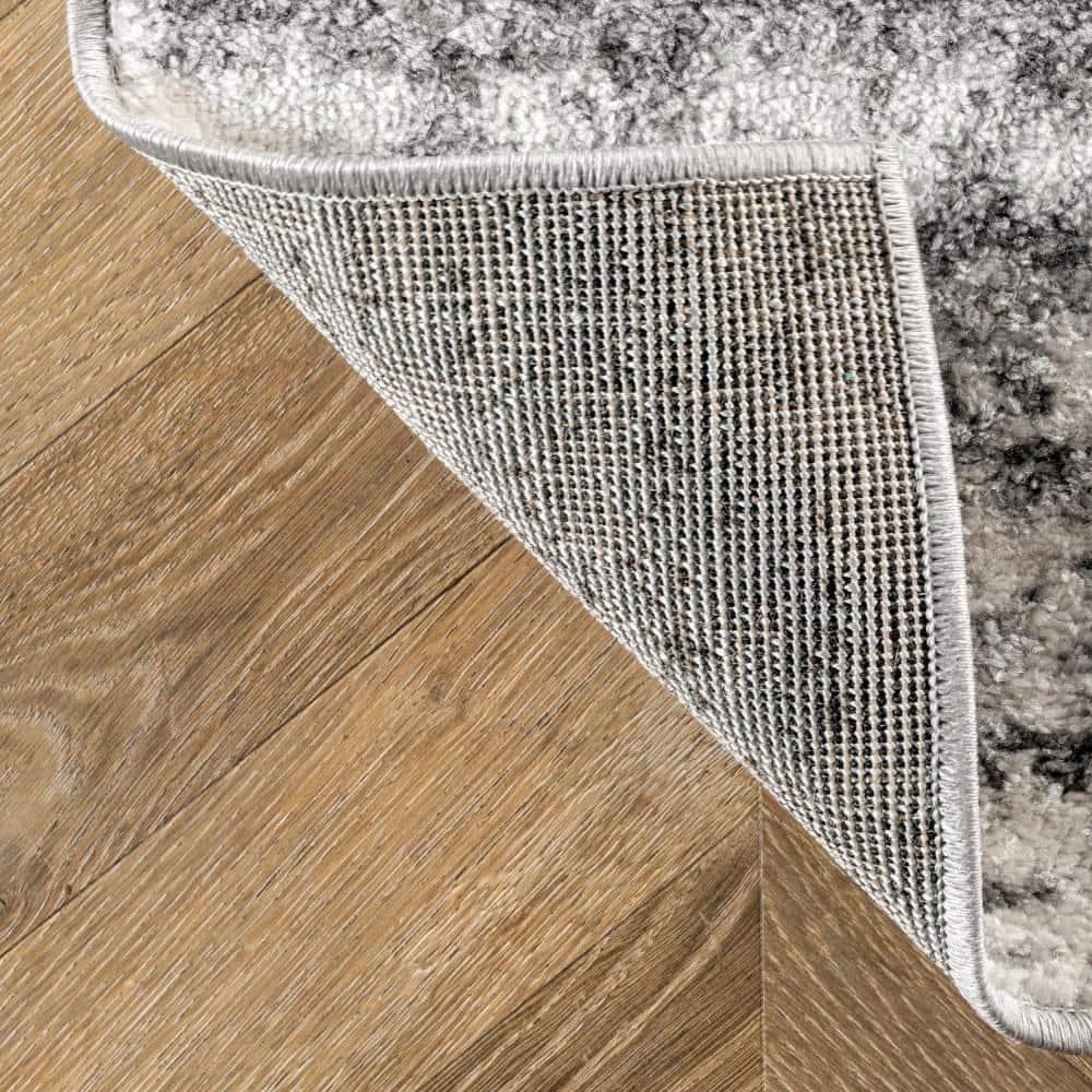 Nuloom Deedra Abstract 7x9 Indoor Area Rug for Living Room Bedroom Dining Room Kitchen, Grey/Ivory