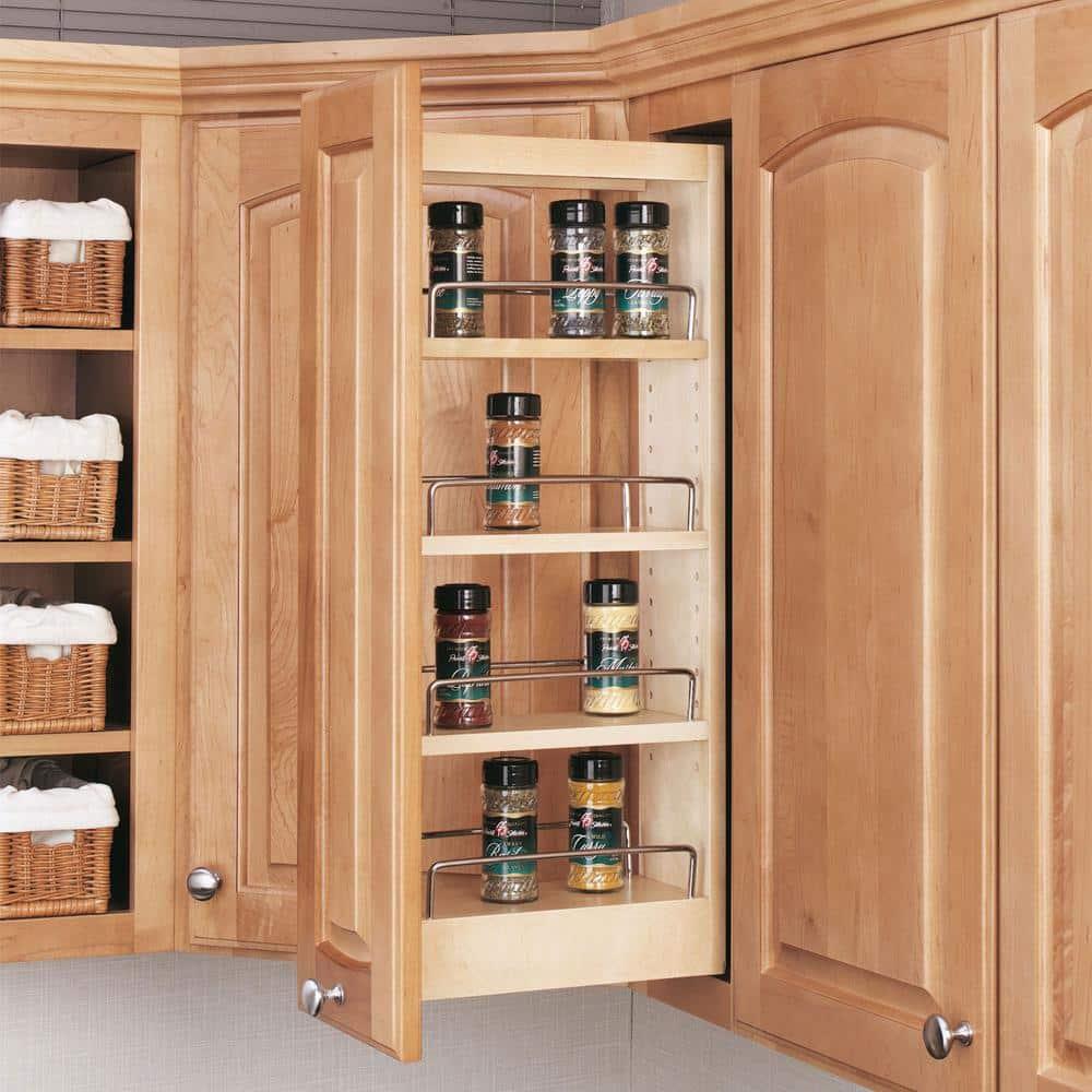 Rev-A-Shelf Rev-A-Shelf Pullout Wall Kitchen Cabinet Organizer Storage Rack