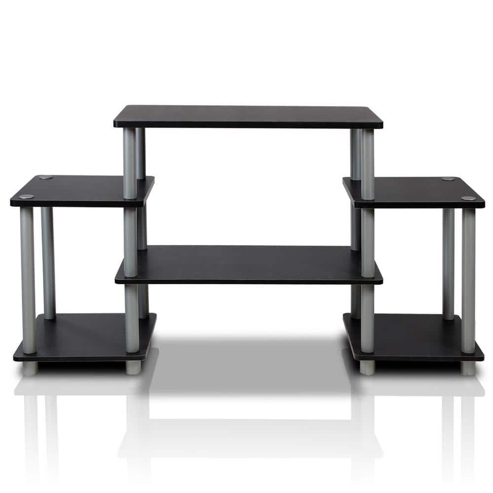 Furinno 11257 Turn - N - Tube No Tools Entertainment Center, Black