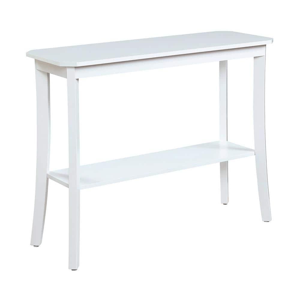Convenience Concepts Designs2Go Baja Console Table with Shelf, White