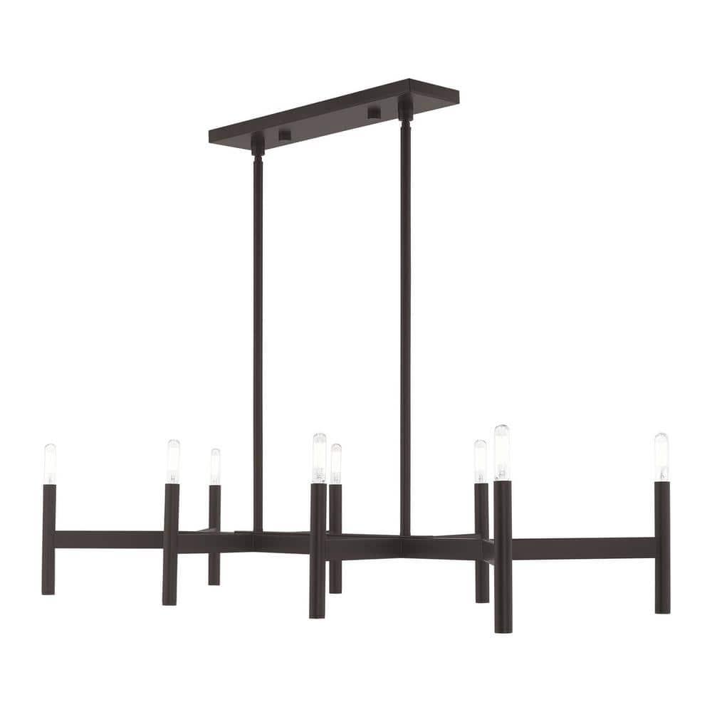 Livex Lighting Copenhagen 8 - Light Chandelier in  Bronze