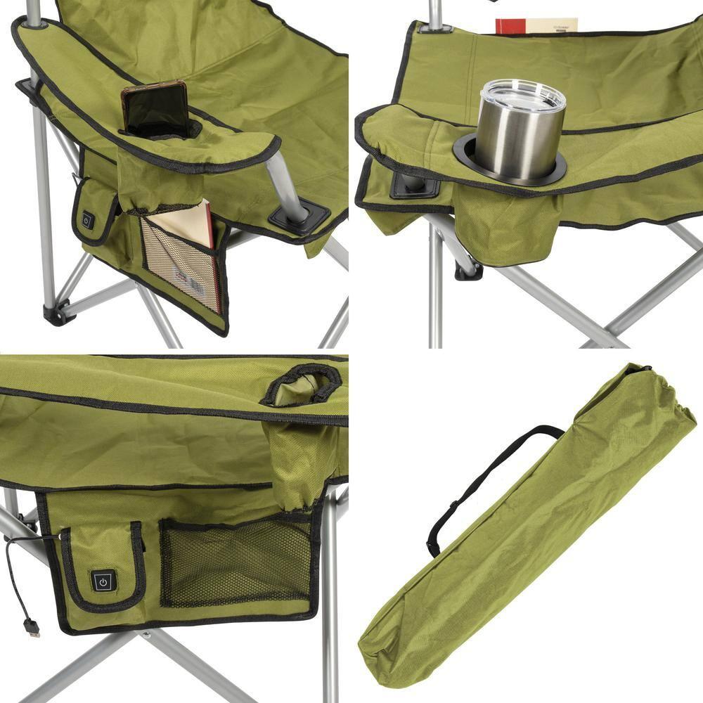 Rio Brands Heavy Duty Heated Deluxe Quad Chair
