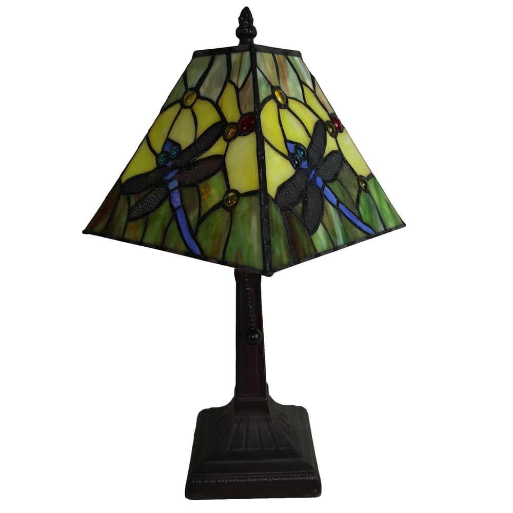 Amora Lighting Tiffany Metal Table Lamp
