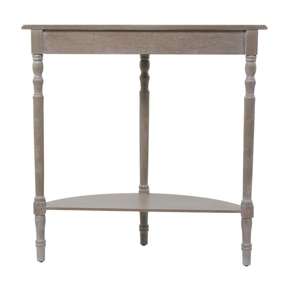 Ophelia & Co. Mcbroom Wood Half Moon 1 Shelf Console Table
