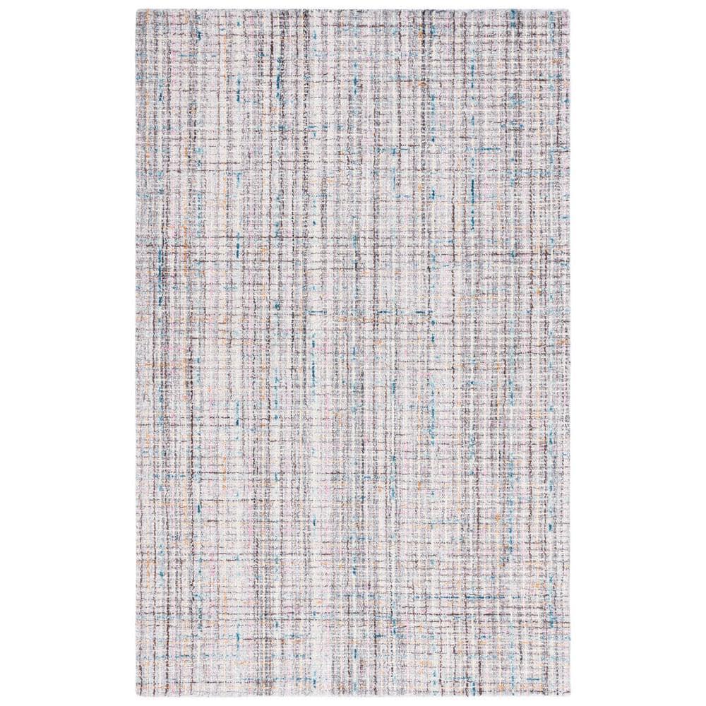 Abstract ABT490 Hand Tufted Area Rug - Pink/Brown - 8'x10' - Safavieh.