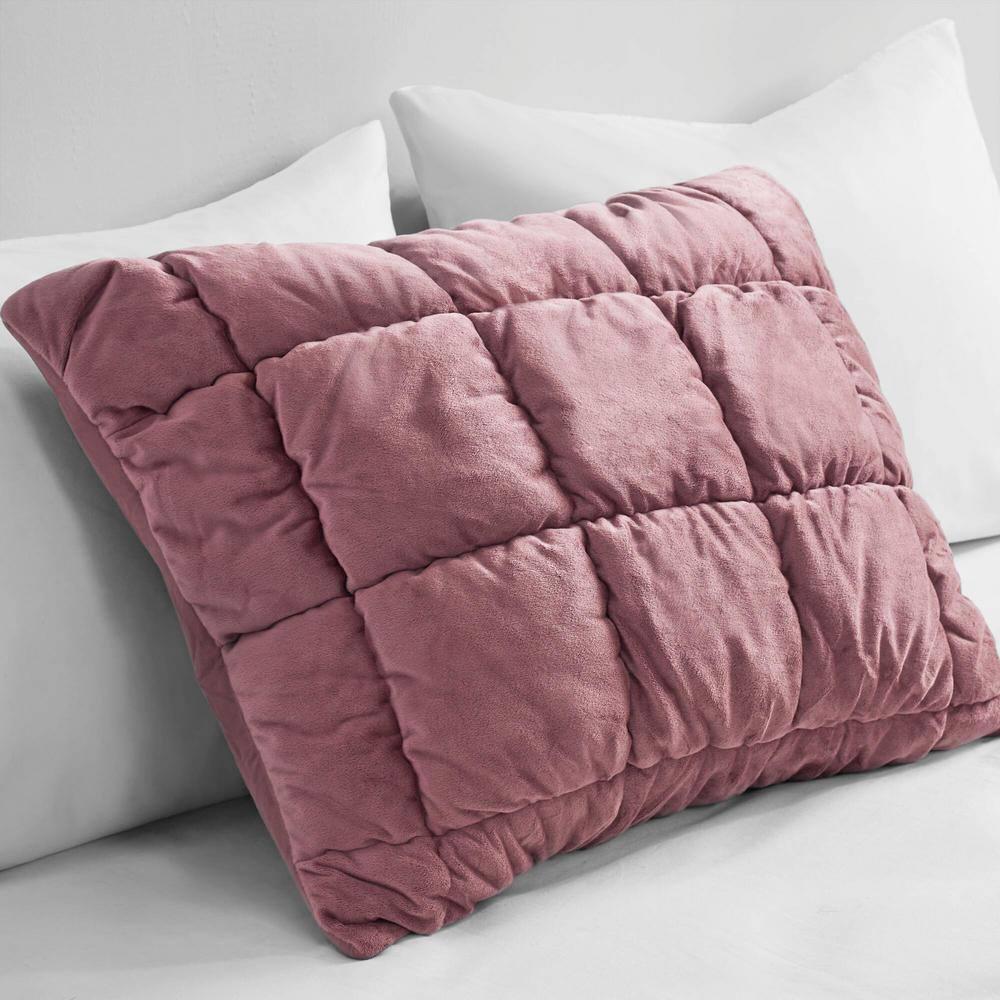 Intelligent Design Velvet Dream Puff Velvet Comforter Set