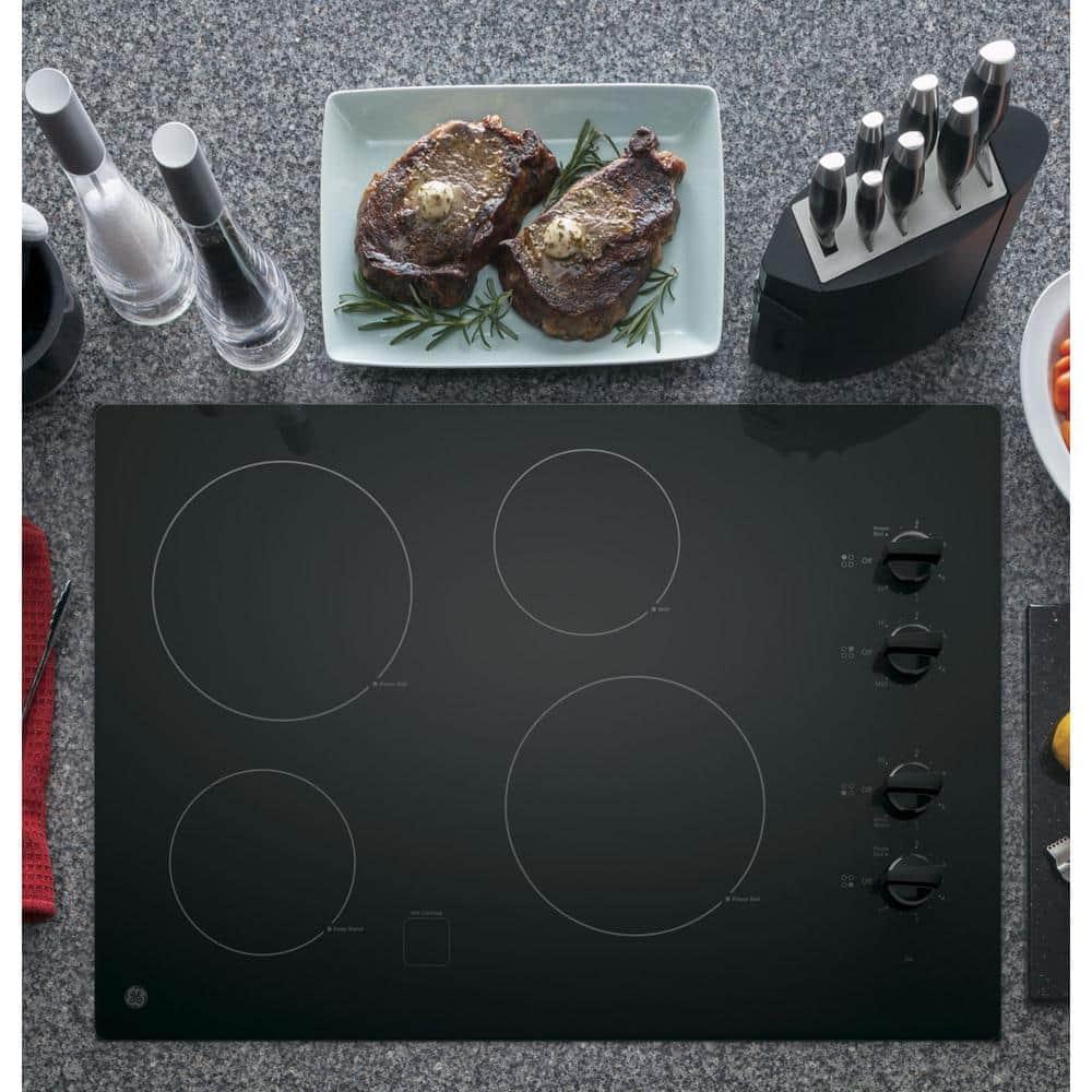 GE 30" Built-In Knob Control Electric Cooktop