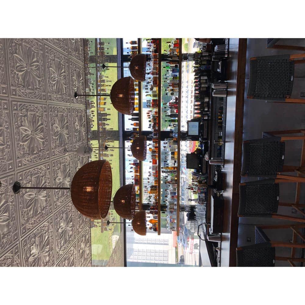 FromPlainToBeautifulInHours Milan 24'' L x 24'' W Textured PVC Drop-In & Glue Up Ceiling Tile Ceiling Tile (Set of 25)