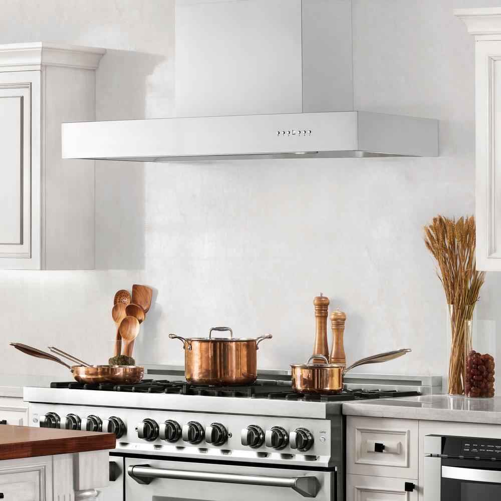 ZLINE ZLINE 36 in. Ducted Professional Wall Mount Range Hood in Stainless Steel (KECOM-36)