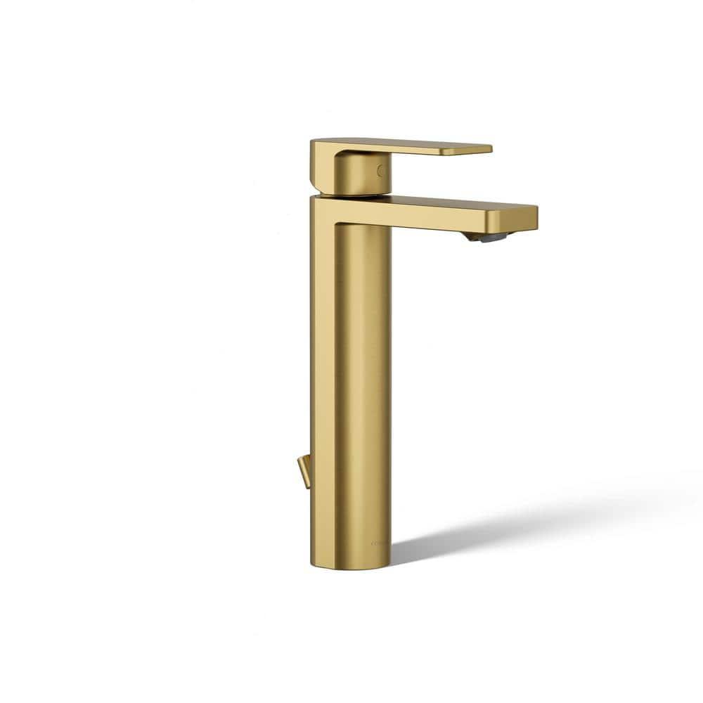 Parallel™ Tall Single-Handle Bathroom Sink Faucet, Single-Hole Faucet with Pop-Up Drain, 1.2 GPM