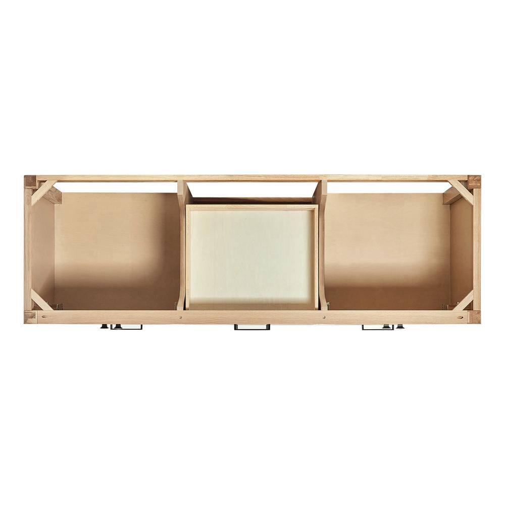 66 in. W Bath Vanity Cabinet Without Top in Oak Cambridge 21.5 in. D x 34.5 in. H Double Freestanding