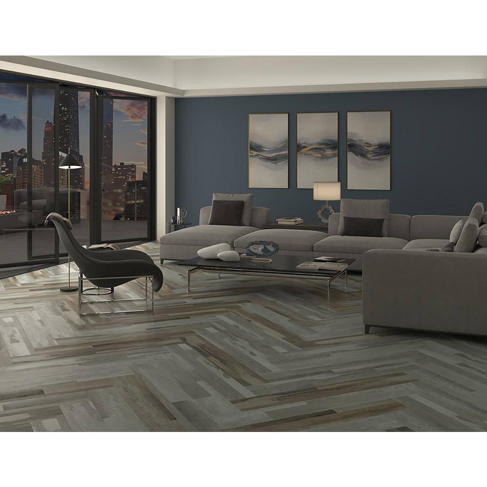 Weekend Warrior 1.5mm Thick x 7-in W x 48-in L 3-mil Luxury Vinyl Plank