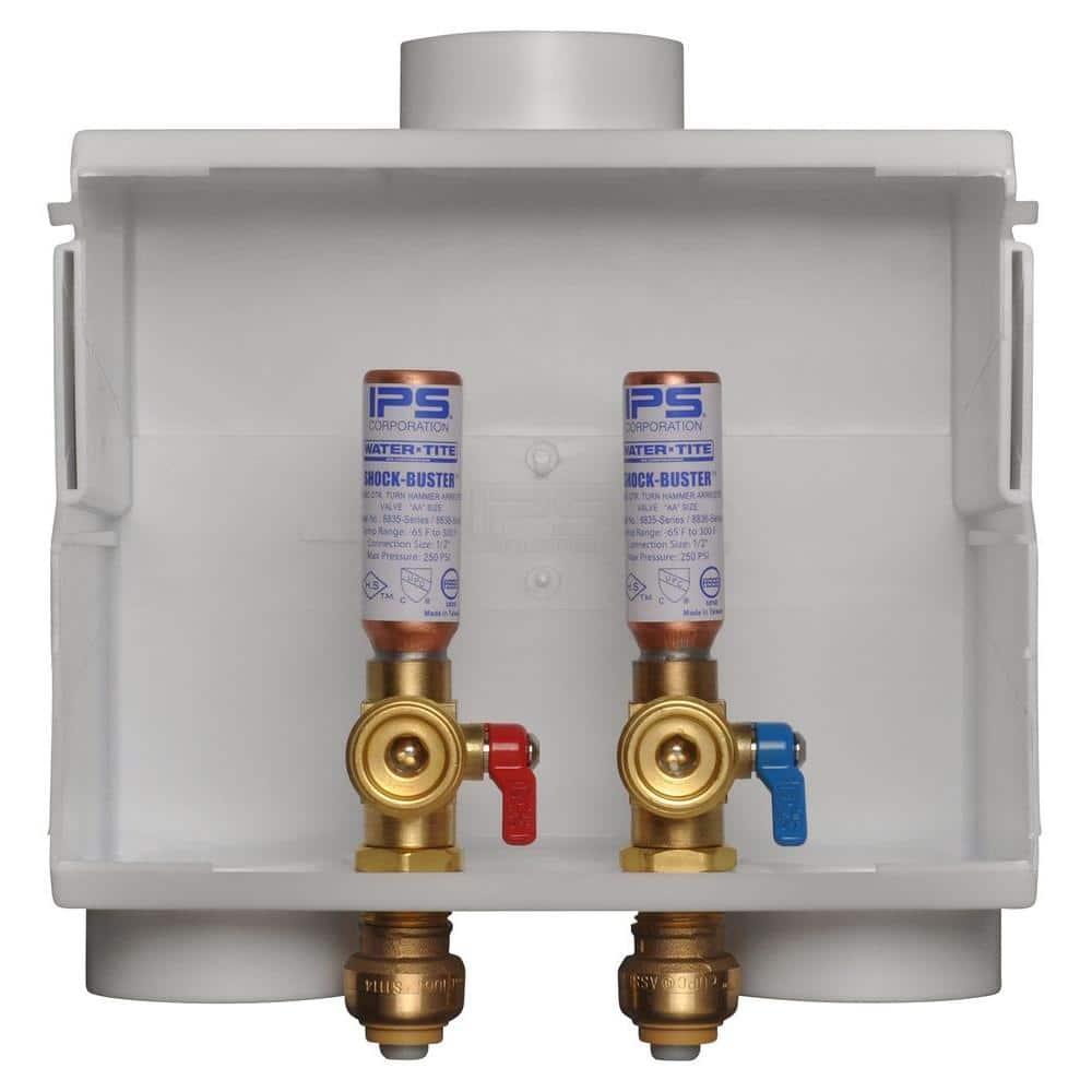 Sharkbite 1/2 in. Dia. x 3/4 in. Dia. Washing Machine Outlet Box
